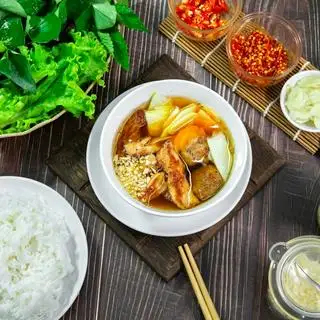 1 Bún Chả Hà Nội + 1 Trà Tắc size M - 70.000 ₫ tại Bún Chả Hà Nội Tiến Bún - Nguyễn Văn Lượng