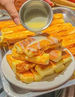 phô mai sữa nướng  mix bột phô mai ( nhỏ )  - 23.000 ₫ tại Lạp Xưởng Nướng Đá - Vĩnh Khánh 