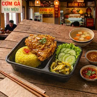 Hình ảnh Combo Ăn Trưa: Cơm Gà Giòn Má Đùi + 1 Ly Coca