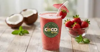 Hình ảnh Sinh tố dâu - ly 500ml
