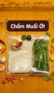 Hình ảnh Bánh Tráng Chấm Muối Ớt