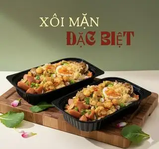 Xôi mặn đặc biệt size lớn - 58.000 ₫ tại Mì Trộn, Xôi Mặn & Bún Thịt Nướng - Lê Sao