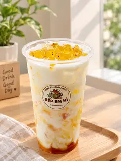 Hình ảnh Yaourt Sữa chua lắc Đào - trân châu quế hoa