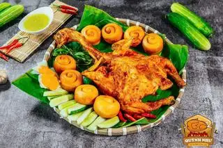 combo gà nướng mắm nhĩ + 8 bánh bao  - 250.000 ₫ tại Gà Nướng Quỳnh Như - Cách Mạng Tháng 8