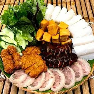 Hình ảnh Combo bún đậu mẹt tre 2 người
