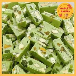 Hình ảnh Kẹo Nougat Trà Xanh 100g