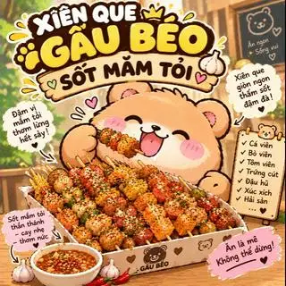 Hình ảnh Sốt mắm tỏi (xào vs xiên que)