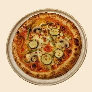 Hình ảnh Pizza nấm rau củ theo mùa -Seasonal Veggie & Mushroom Pizza-24cm