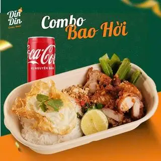 Combo Trưa Bao Hời - 64.800 ₫ tại Din Din - Cơm, Mì Trộn & Gà Chiên Polo - Nguyễn Lâm
