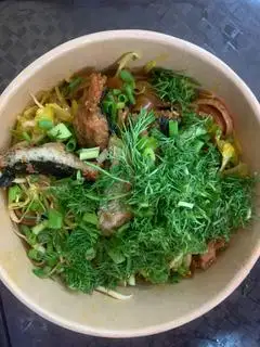 Hình ảnh Bún trộn cá chay