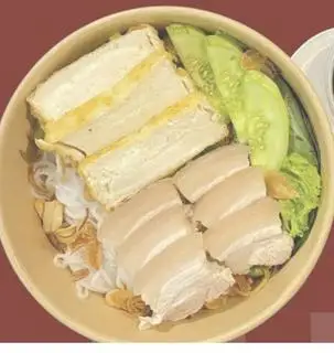 Hình ảnh bún đậu hủ + thit