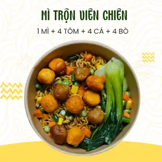 Hình ảnh Mì trộn viên chiên 