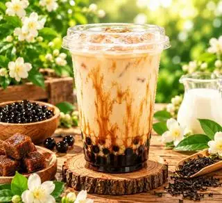 Hình ảnh Trà Sữa Trân Châu Đường Đen ( Best-seller )