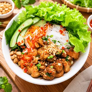 Hình ảnh Bún Trộn Thịt Nướng