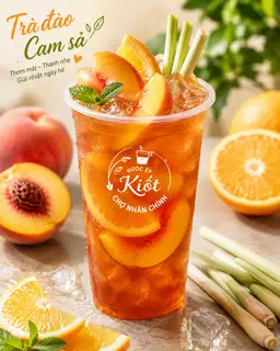 Hình ảnh Trà đào cam sả (L)