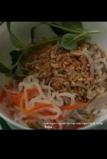 Hình ảnh bún thịt luộc