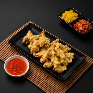Thịt Heo Chiên Sốt Chua Ngọt - 탕수육 - 79.000 ₫ tại Tiệm Mì Tương Đen Chaewon - Nguyễn Thiện Thuật