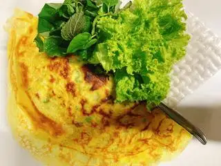 Bánh xèo chay( Viêtnamse Pancake, popular)  - 89.000 ₫ tại Quán Chay Ngọc Thọ - Phạm Ngũ Lão