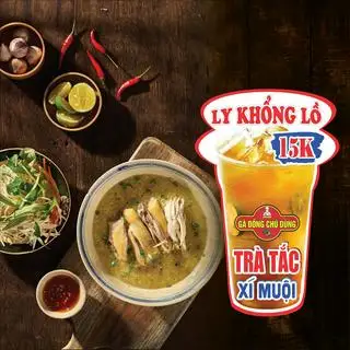 Hình ảnh Cháo gà - trà tắc