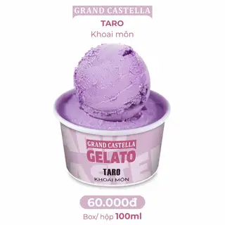 Hình ảnh Taro Gelato 100ML - Kem Khoai Môn
