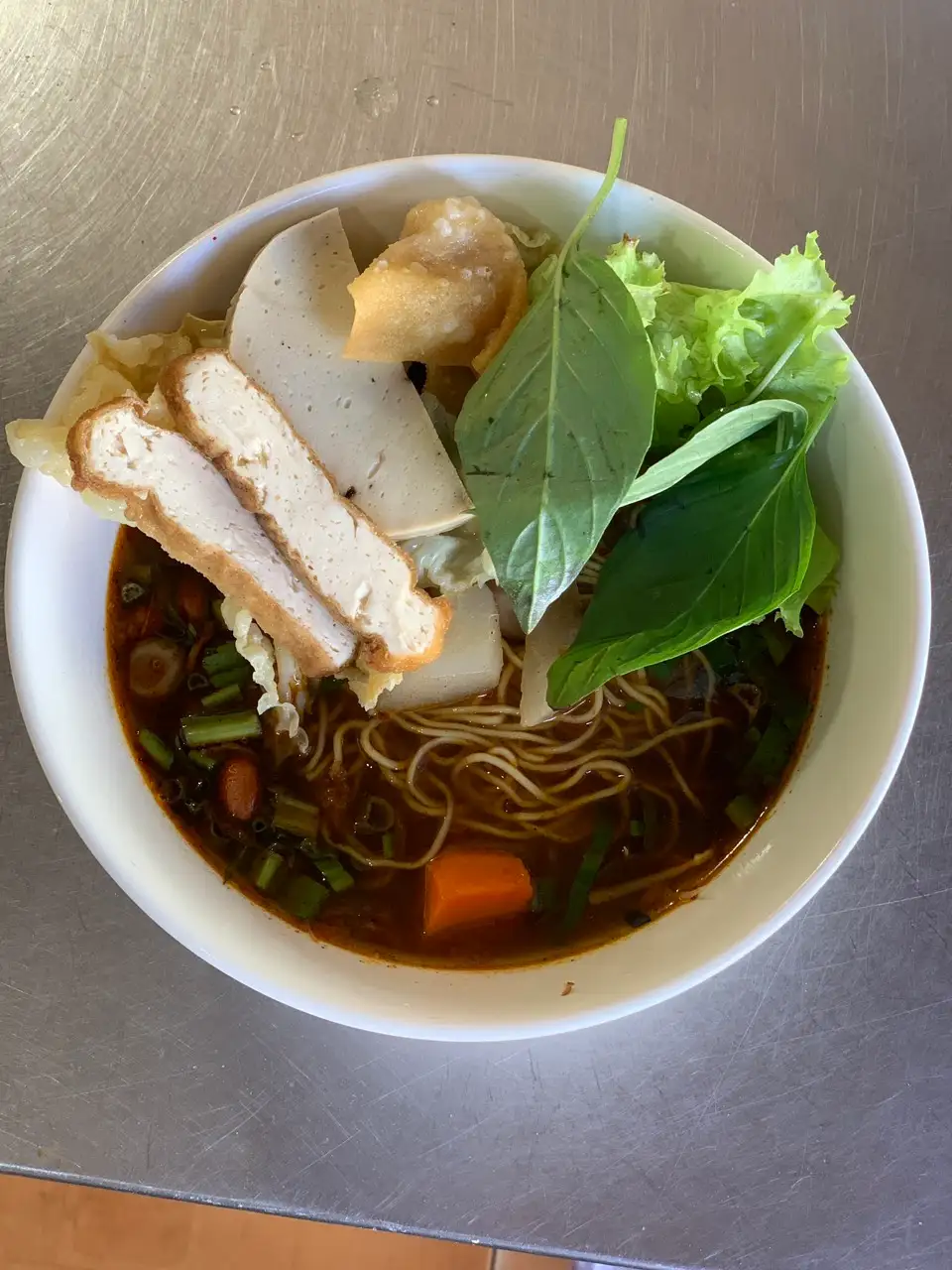 Hủ tiếu bò kho chay ( hủ tiếu mì) - 38.000 ₫ tại Hủ Tiếu Chay 111 - Bông Sao