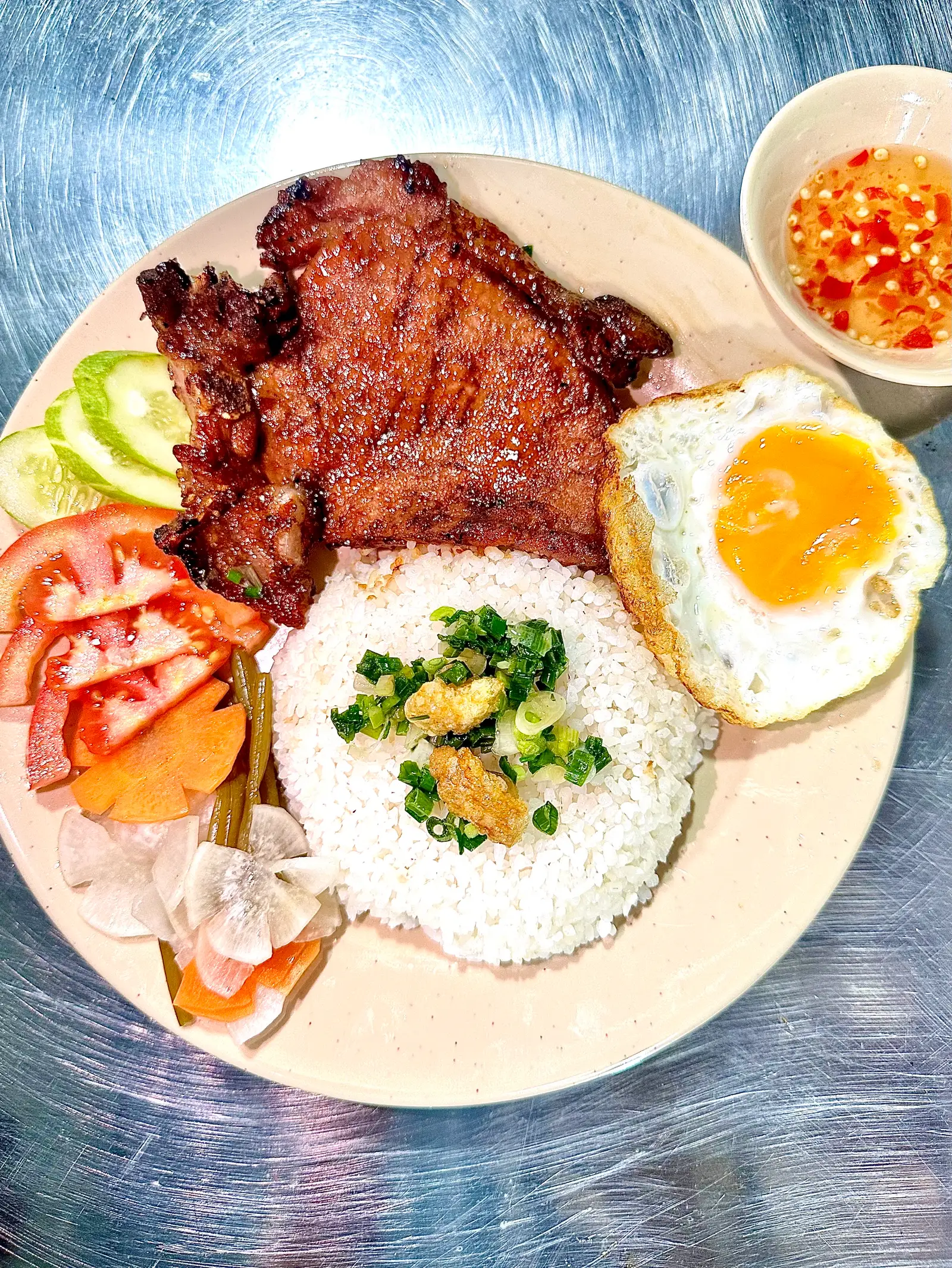 Cơm tấm sườn - trứng - 58.000 ₫ tại Cơm Tấm Vân - Phạm Thế Hiển