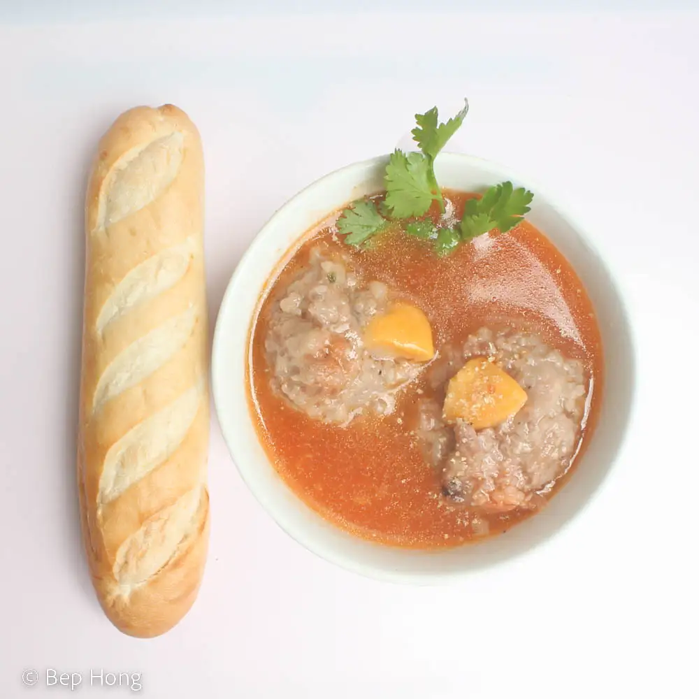 Hình ảnh Bánh mì xíu mại kim sa