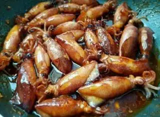 Hình ảnh Cơm mực sim rim mắm