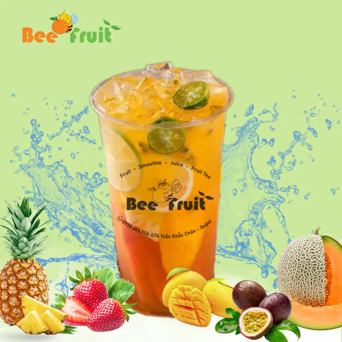 Trà trái cây nhiệt đới - 40.000 ₫ tại Beefruit - Trần Khắc Chân