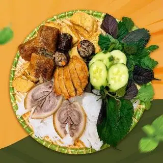 Hình ảnh Đầy đủ (Bún đậu, nem, thịt chân giò, chả cốm, dồi sụn)