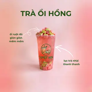 Trà ổi hồng - 35.000 ₫ tại Trà trái cây tươi & Tré trộn TUYẾT HOA - Dương Bá Trạc