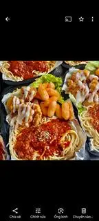 Hình ảnh Combo gà viên - mỳ Ý - bánh gạo