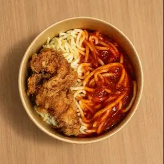 Hình ảnh Mỳ ý thơm bolognese +1 đùi cánh
