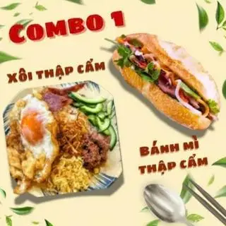 Hình ảnh Xôi thập Cẩm+ Bánh Mỳ Thập Cẩm 