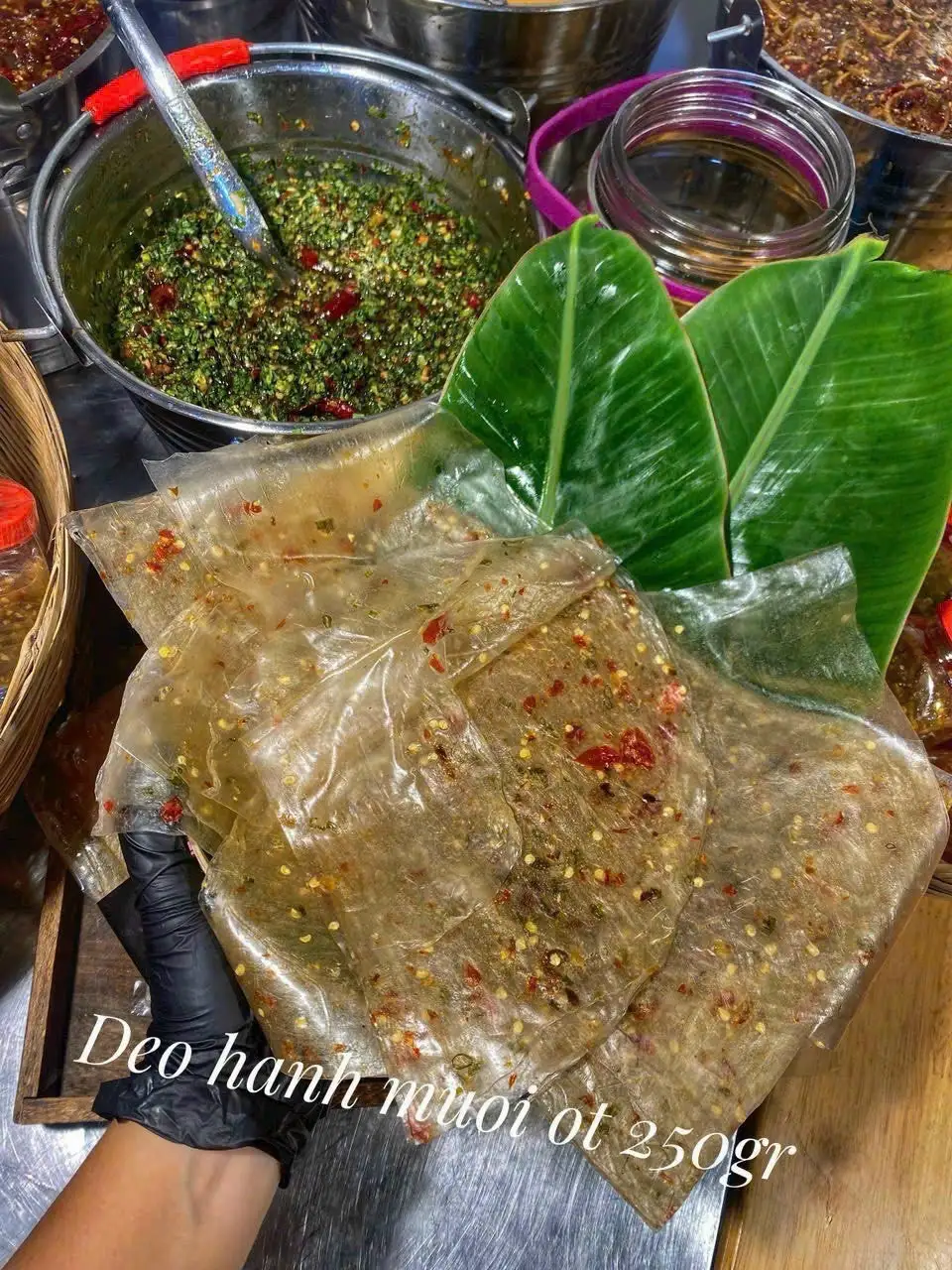 BÁNH TRÁNG PS HÀNH LÁ 250Gr - 75.000 ₫ tại Tuyền Minh - Bánh Tráng Phơi Sương & Ăn Vặt Sạch - Dương Bá Trạc