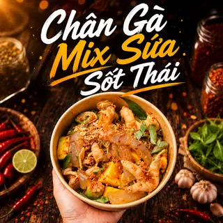 Hình ảnh Chân Gà Mix Sứa - Size M