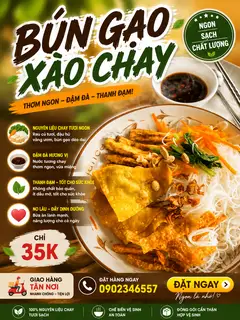 Bún gạo xào chay - 1 phần - 35.000 ₫ tại Chay Viên Sen - Trần Xuân Soạn