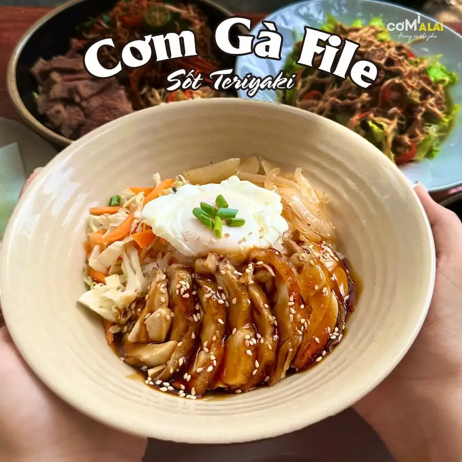 Cơm gà sốt teriyaki - 60.000 ₫ tại Burger House - Cơm Mì Mã Lai - Đặng Văn Ngữ