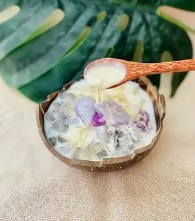 Hình ảnh Chè dừa dầm sầu riêng