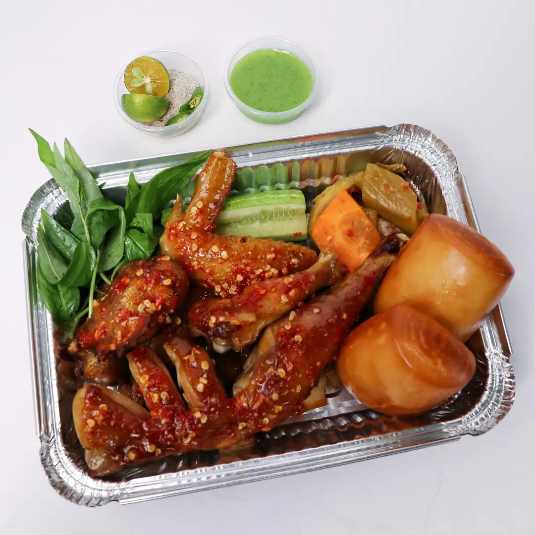 Gà Nướng Muối Ớt (1/2 Con) - 169.000 ₫ tại Gà Nướng Cooky - Gà Lên Mâm, Bó Xôi - Vườn Chuối