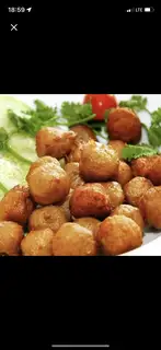 bò viên(2xiên) - 15.000 ₫ tại Hột Vịt Lộn Cá Viên Anh Ninh - Lâm Văn Bền