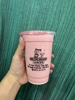 Sinh tố Dâu - Mãng Cầu - 50.000 ₫ tại Meow Meow Juices - Sinh Tố, Nước Ép, Kem Bơ & Trái Cây - Nguyễn Thị Minh Khai