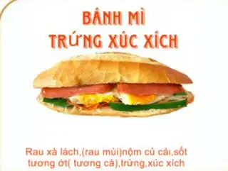 Hình ảnh Bánh mì trứng xúc xích