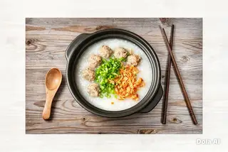Hình ảnh Cháo bò viên
