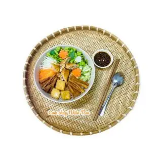 Bún nước tương thuần chay - 4 topping - 55.000 ₫ tại Quán Chay Nhân Tâm - Tôn Đản