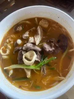 Hình ảnh bún lòng bò đầy đủ