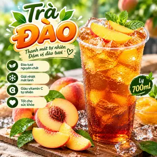 Hình ảnh Trà Đào - Ly 700 ml
