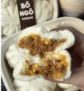 Hình ảnh BÁNH BAO BÒ NGÔ PHOMAI NÓNG 