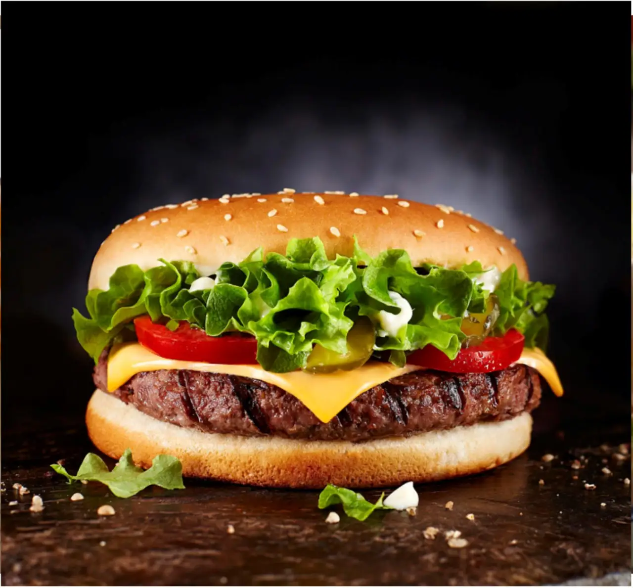Burger Bò - 34.000 ₫ tại Bread 24h Hamburger & bánh Mì - Điện Biên Phủ