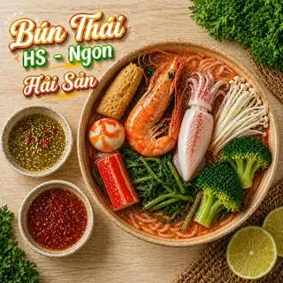 Bún Thái hải sản - 95.000 ₫ tại Bún Thái HS Ngon - Trường Chinh